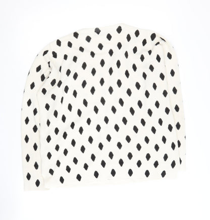 Womens UK Size 16 Marks and Spencer Ivory Pullover Jumper