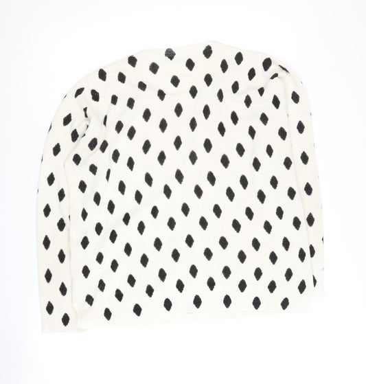 Womens UK Size 16 Marks and Spencer Ivory Pullover Jumper