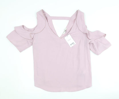 Womens UK Size 12 NEXT Pink Camisole Blouse