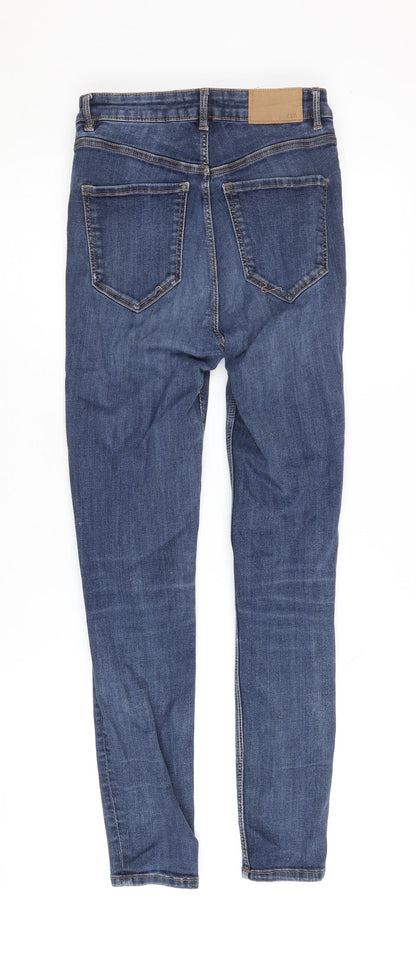 Zara Women’s Blue Skinny Jeans - Size 10 Slim Fit