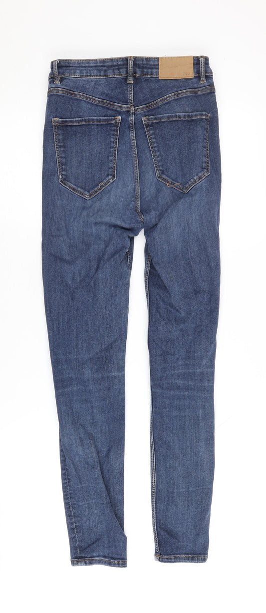 Zara Women’s Blue Skinny Jeans - Size 10 Slim Fit