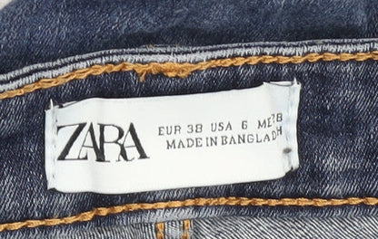 Zara Women’s Blue Skinny Jeans - Size 10 Slim Fit
