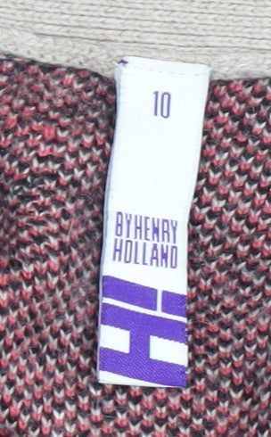 Henry Holland Women's Beige Leopard Cardigan Size 10