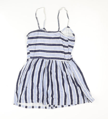 Earth Angel Blue Striped Camisole Blouse, XS, Women