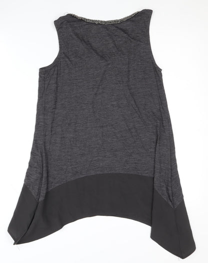 Womens UK Size 12 NEXT Grey Tunic Tank