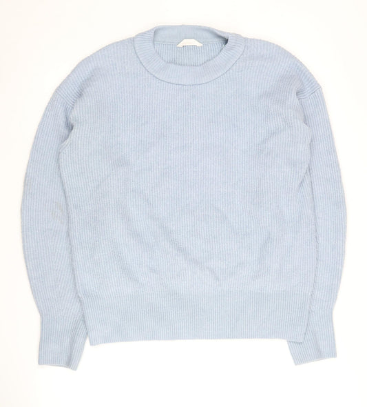 Womens UK Size S John Lewis Blue Pullover Jumper