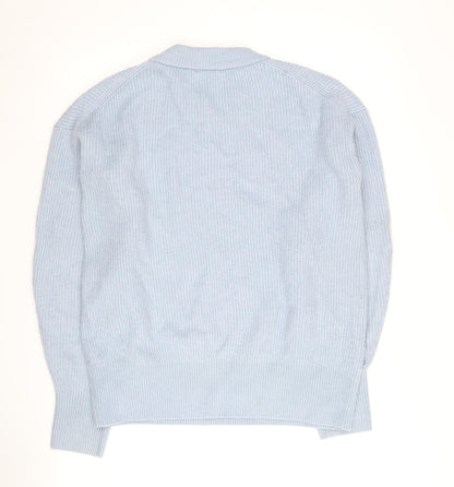 Womens UK Size S John Lewis Blue Pullover Jumper