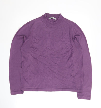Womens UK Size 14 Marks and Spencer Purple Pullover Jumper