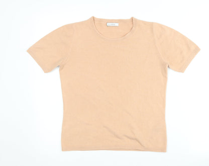 Womens UK Size 8 Marks and Spencer Beige Pullover Jumper
