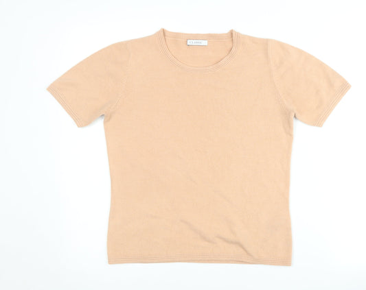 Womens UK Size 8 Marks and Spencer Beige Pullover Jumper