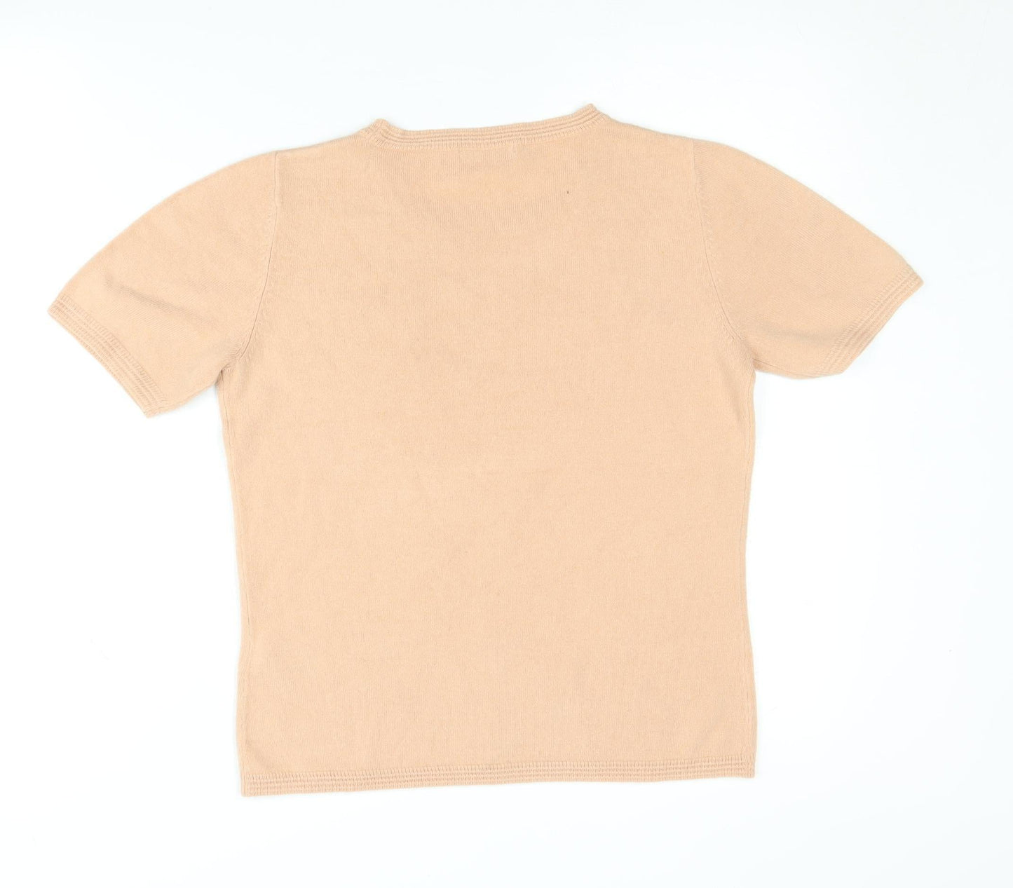 Womens UK Size 8 Marks and Spencer Beige Pullover Jumper