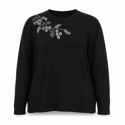 Womens UK Size 18 Bonmarché Black Pullover Jumper