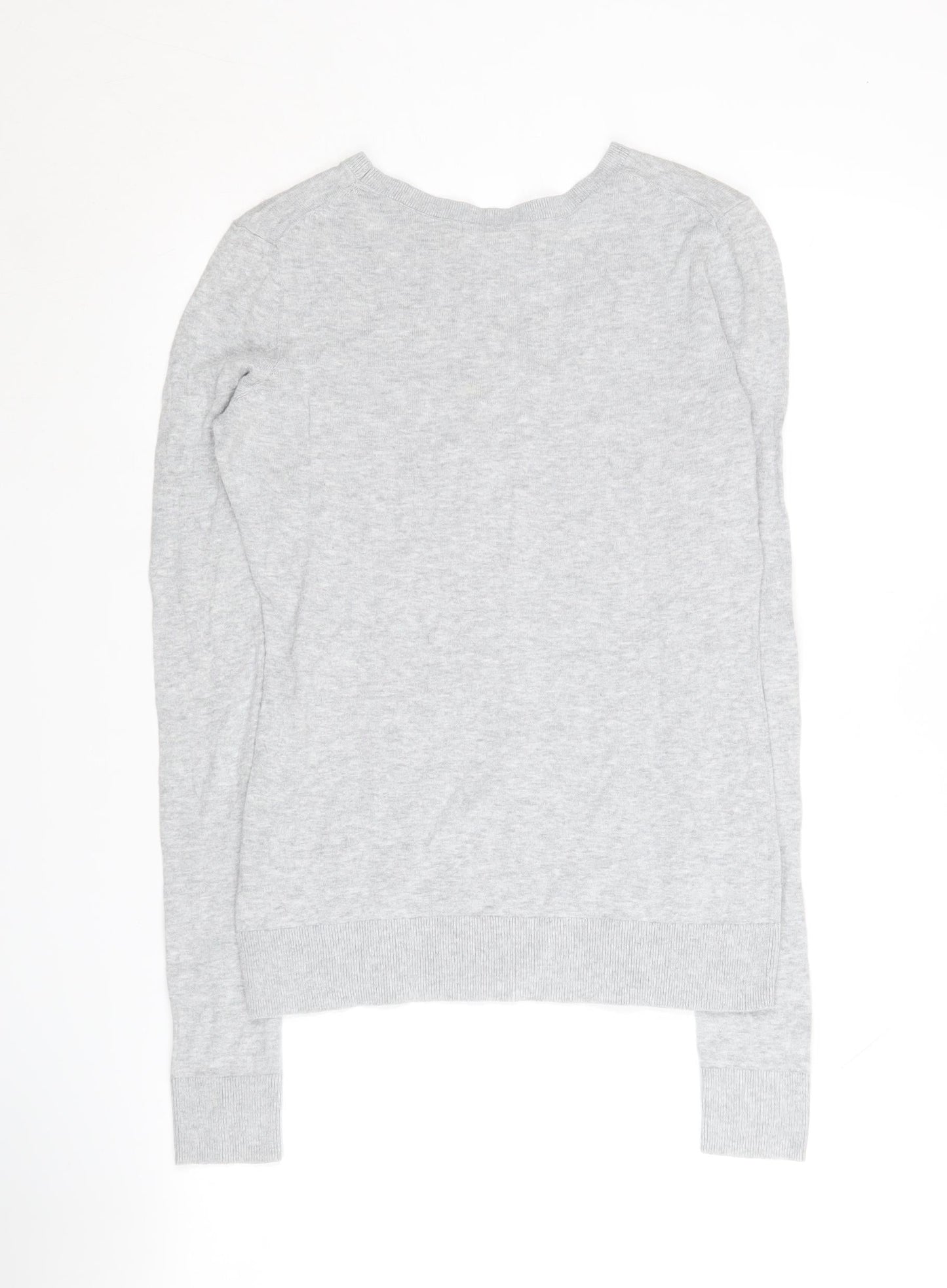 Bass Women's Grey XS Cotton Animal Print Pullover Jumper