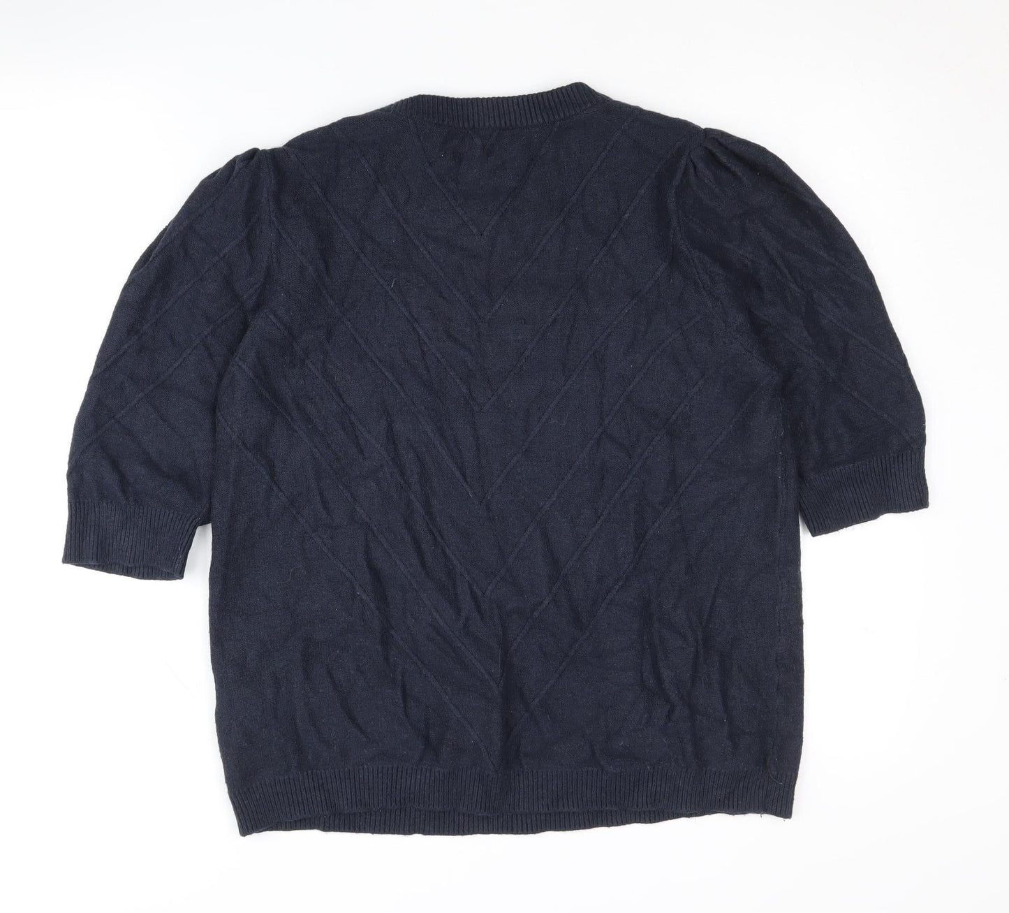 b.young Women's Blue Pullover Jumper, Size L, Casual Knit