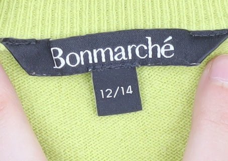 Womens UK Size 12/14 Bonmarché Yellow Pullover Jumper
