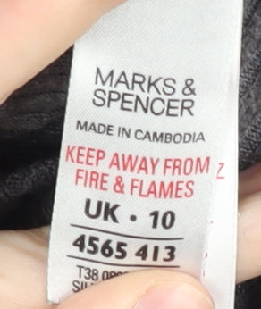 Womens UK Size 10 Marks and Spencer Grey Cardigan Jumper