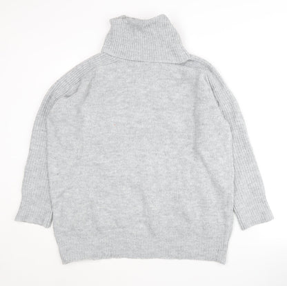 Womens UK Size M MNG Grey Pullover Jumper