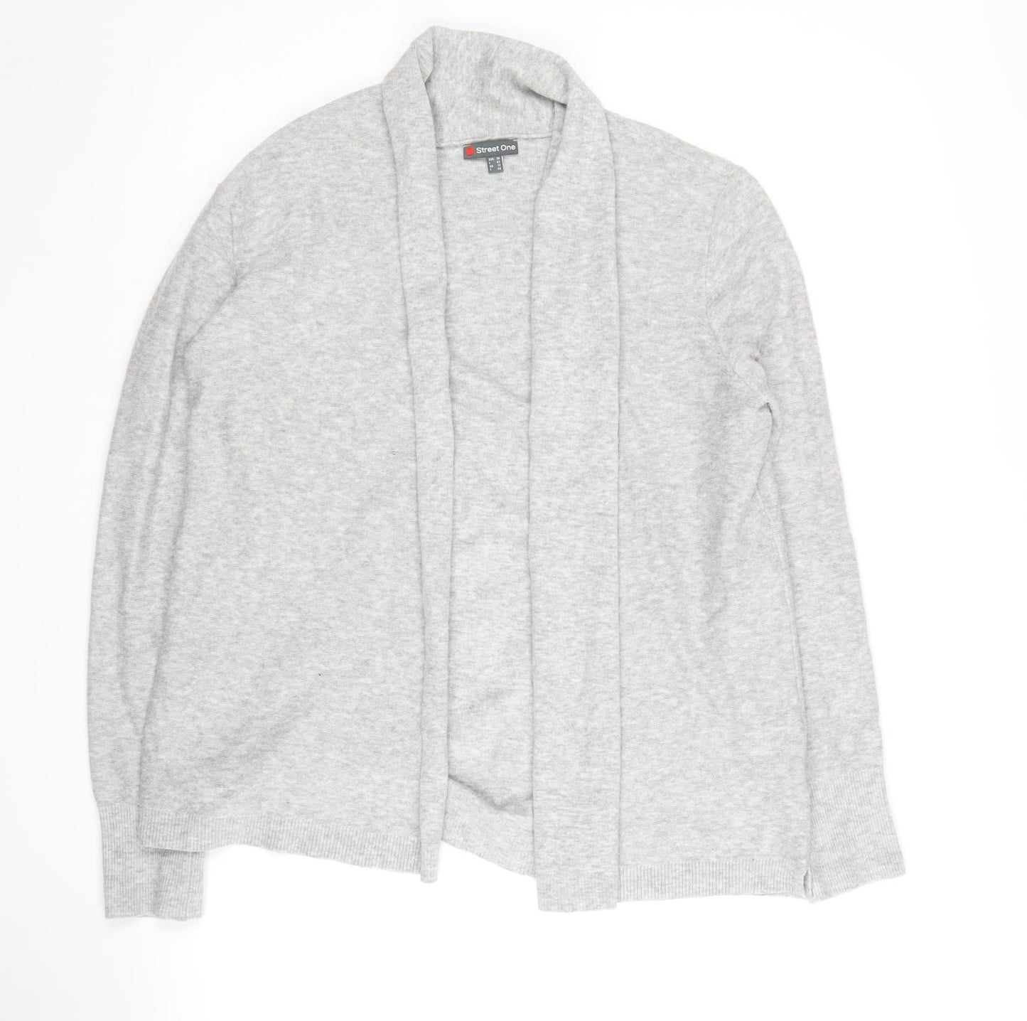 Womens UK Size 12 Street One Grey Cardigan Jumper
