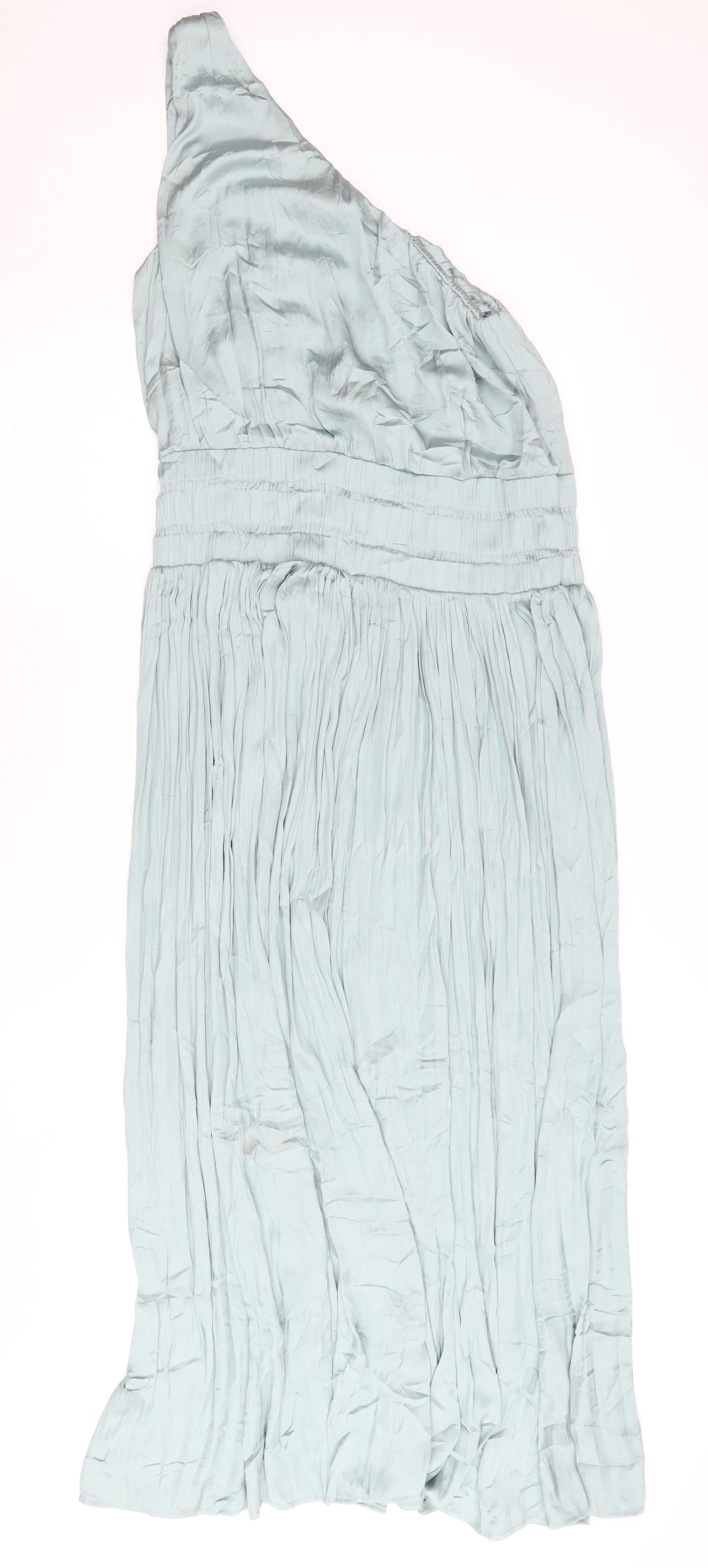 Next Women's Green One Shoulder Dress, Size 14