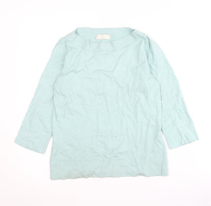 Womens UK Size 14 Marks and Spencer Green Pullover Jumper
