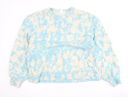 Monki Women's Blue Pullover Sweatshirt Size S