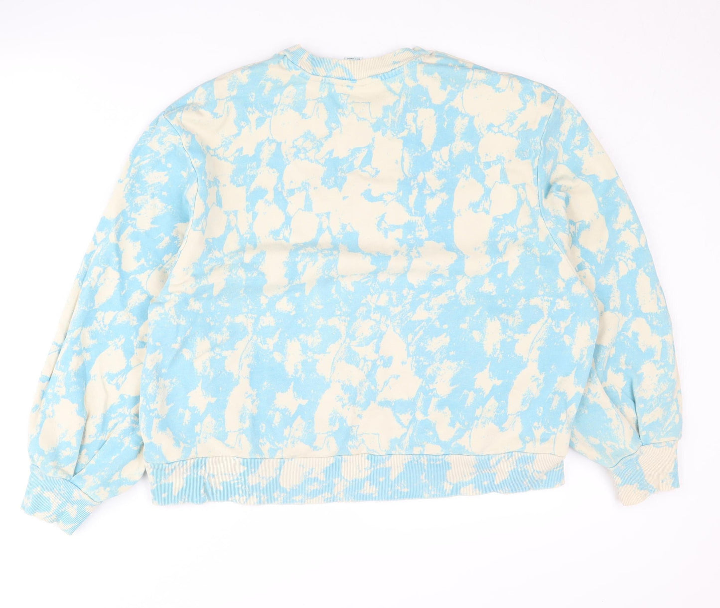 Monki Women's Blue Pullover Sweatshirt Size S
