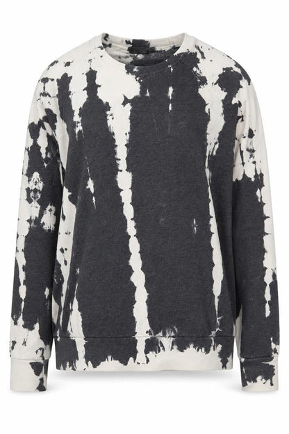 Sparkle & Fade Women's Black Tie-Dye Sweatshirt S
