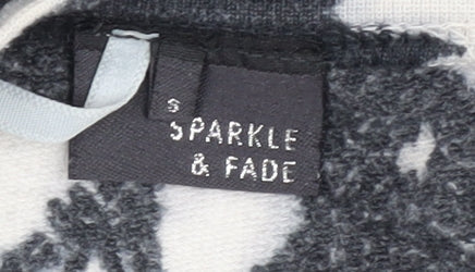 Sparkle & Fade Women's Black Tie-Dye Sweatshirt S