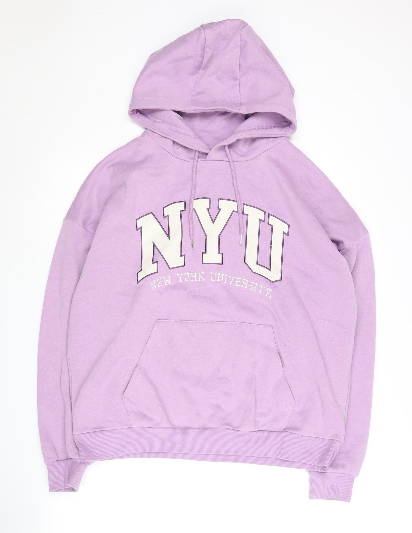 NYU Unisex Adults Purple Pullover Hoodie S