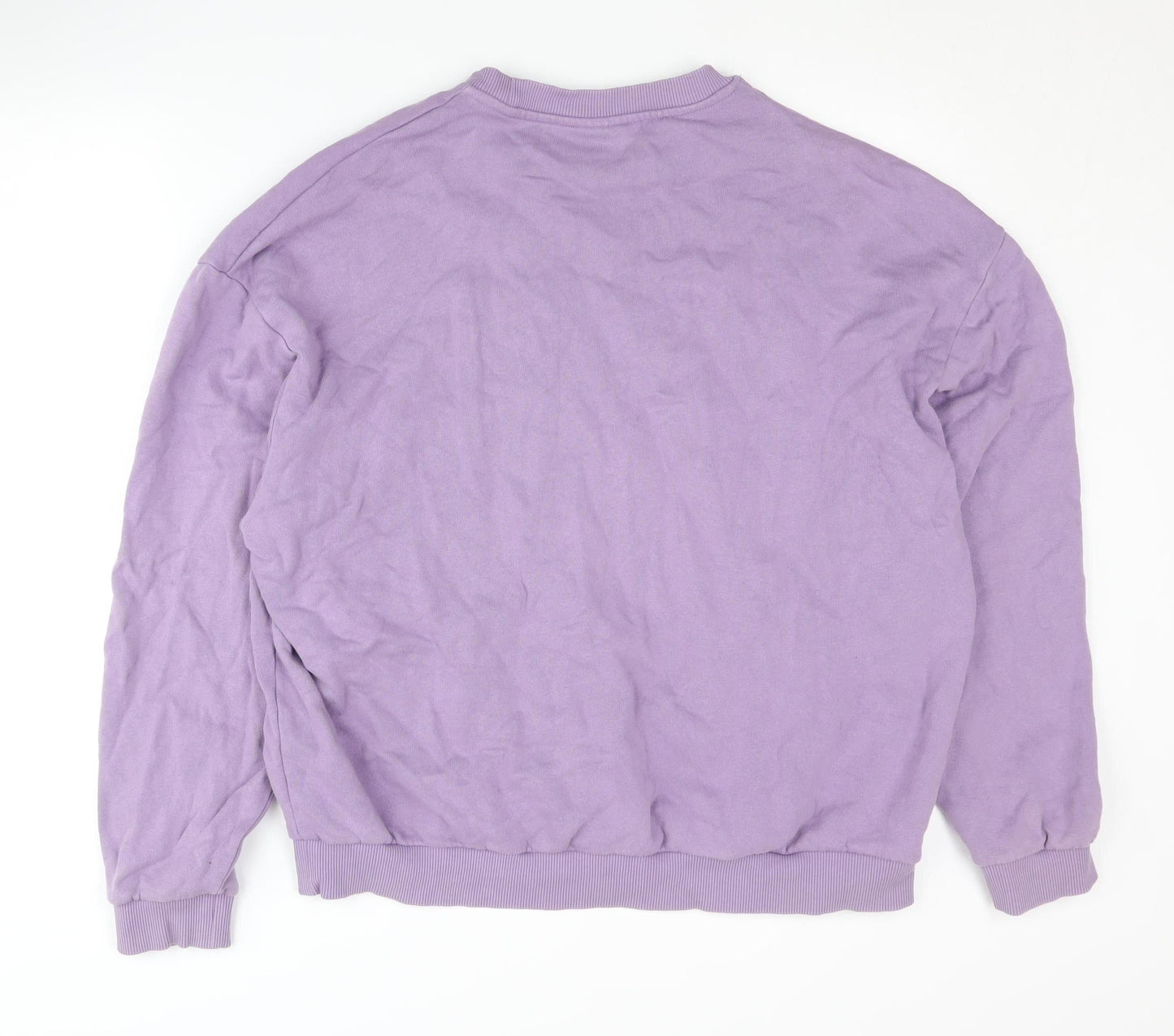 Womens UK Size L ASOS DESIGN Purple Pullover Sweatshirt