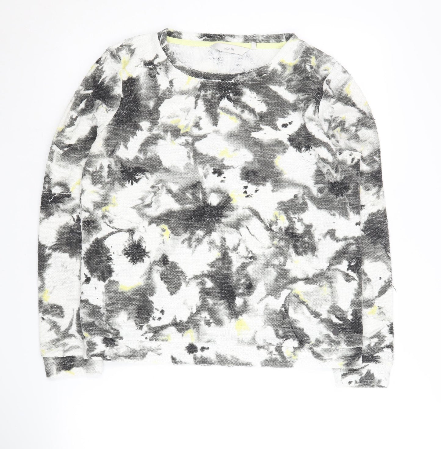 Nümph Women’s Grey Tie Dye Pullover Sweatshirt S