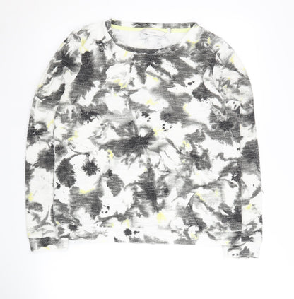 Nümph Women’s Grey Tie Dye Pullover Sweatshirt S