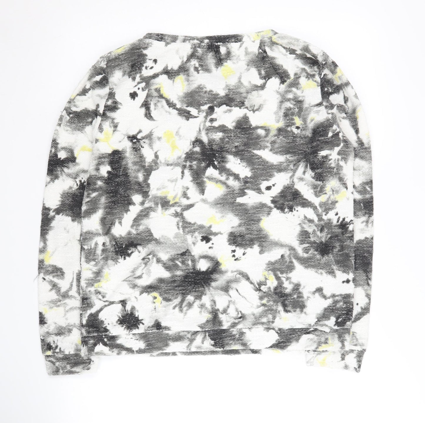 Nümph Women’s Grey Tie Dye Pullover Sweatshirt S