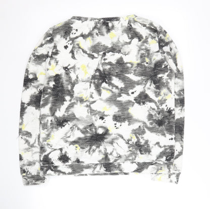 Nümph Women’s Grey Tie Dye Pullover Sweatshirt S