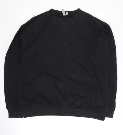 Womens UK Size 14 ASOS Black Pullover Sweatshirt
