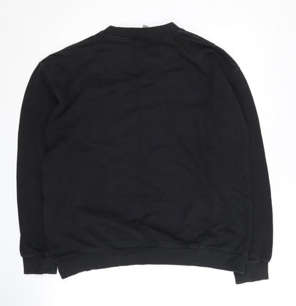 Womens UK Size 14 ASOS Black Pullover Sweatshirt