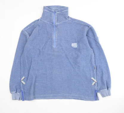 Deal Unisex Blue Pullover Sweatshirt L 1/4 Zip