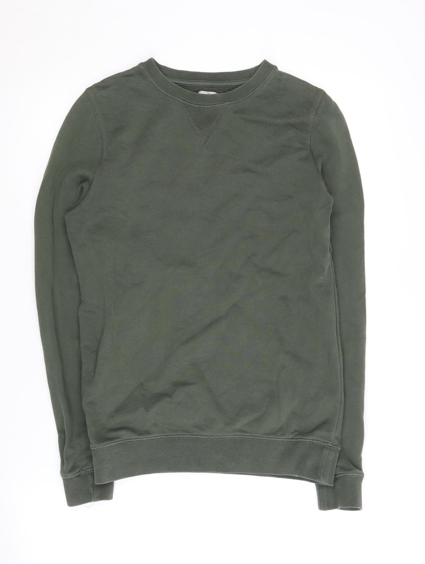 Mens UK Size XS ASOS Green Pullover Sweatshirt