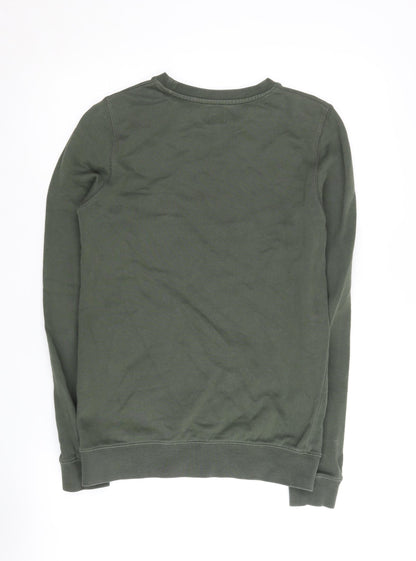 Mens UK Size XS ASOS Green Pullover Sweatshirt