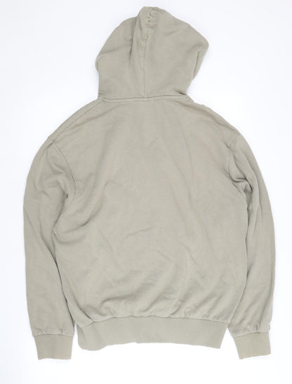 Mens UK Size M COLLUSION Beige Pullover Hoodie