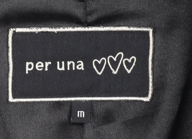 Womens UK Size M Marks and Spencer Black Basic Jacket