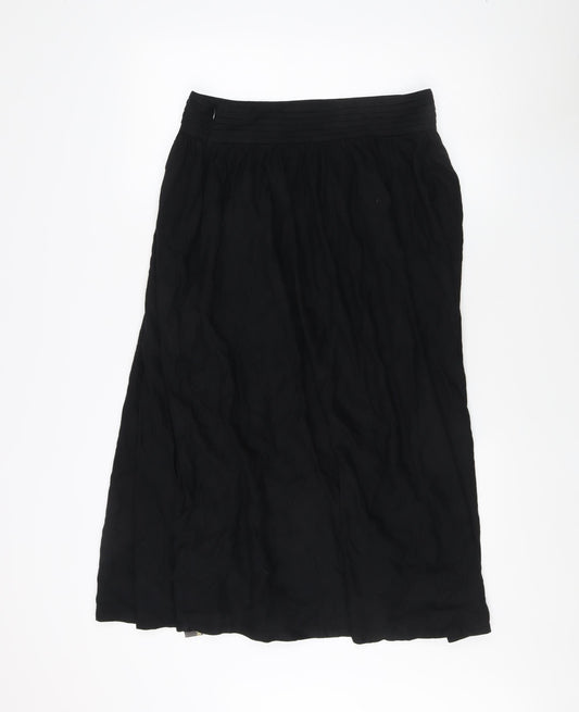Marks and Spencer Women Black Skirt, Size 12
