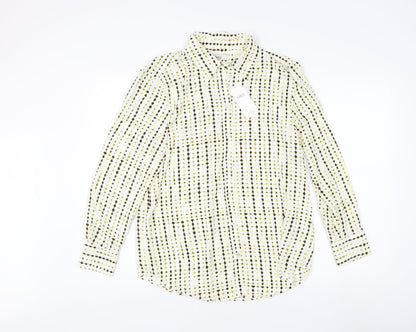 Marks and Spencer Women's Multicoloured Button-Up Shirt