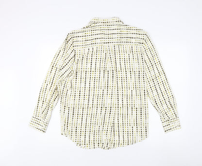 Marks and Spencer Women's Multicoloured Button-Up Shirt