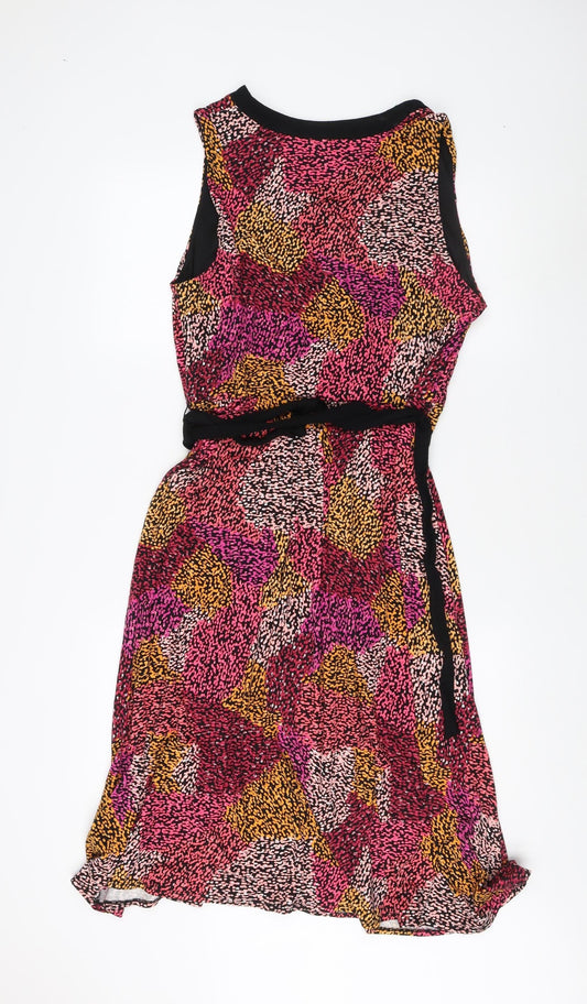 Monsoon Women’s Multicoloured Wrap Dress Size 16