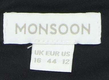 Monsoon Women’s Multicoloured Wrap Dress Size 16