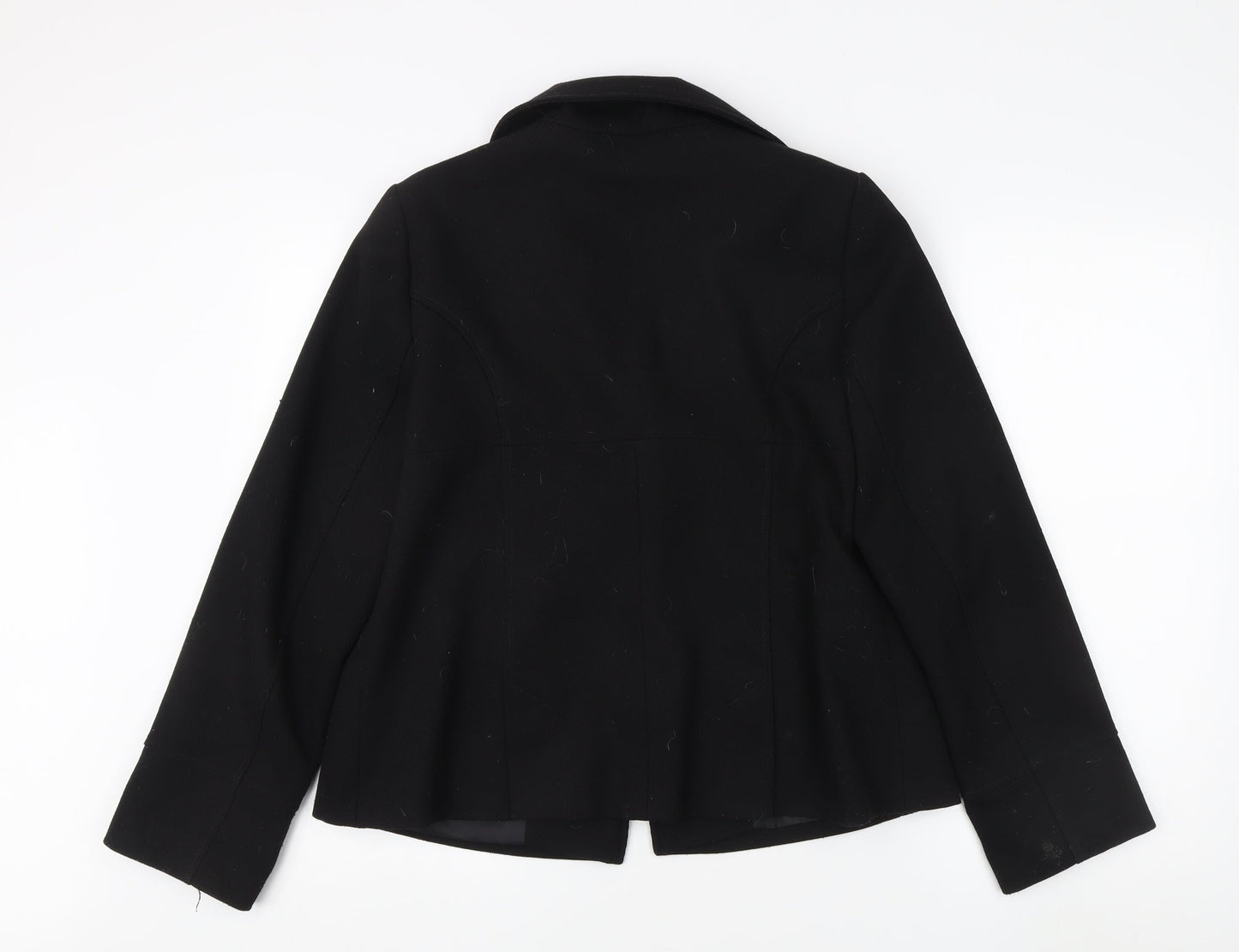 E-vie Women's Black Button Jacket Size 14