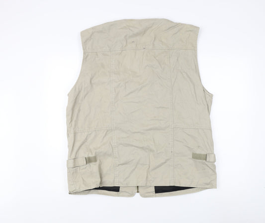 Mens UK Size Medium Brand Five Company Beige Gilet