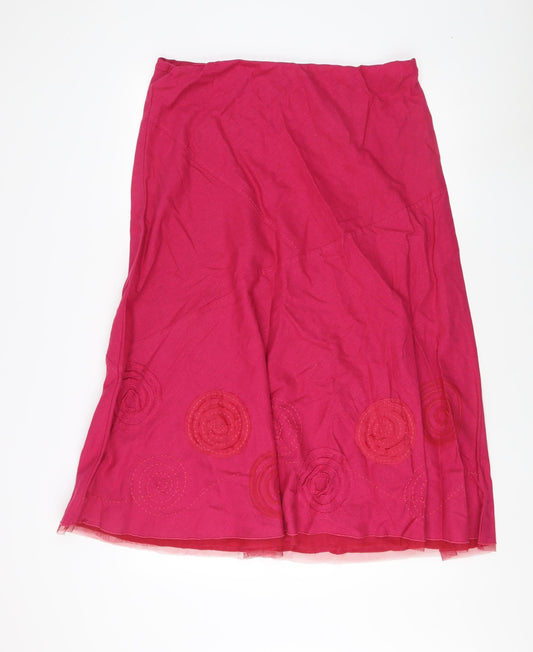 Mia Moda Women's Red Skirt Size 18