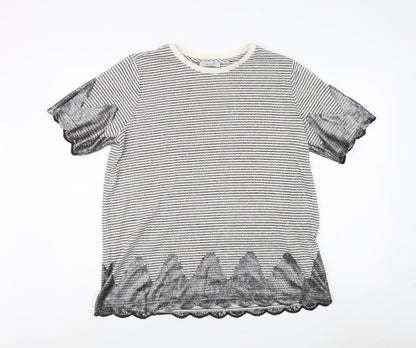 Womens UK Size 18 Marks and Spencer Multicoloured Basic T-Shirt